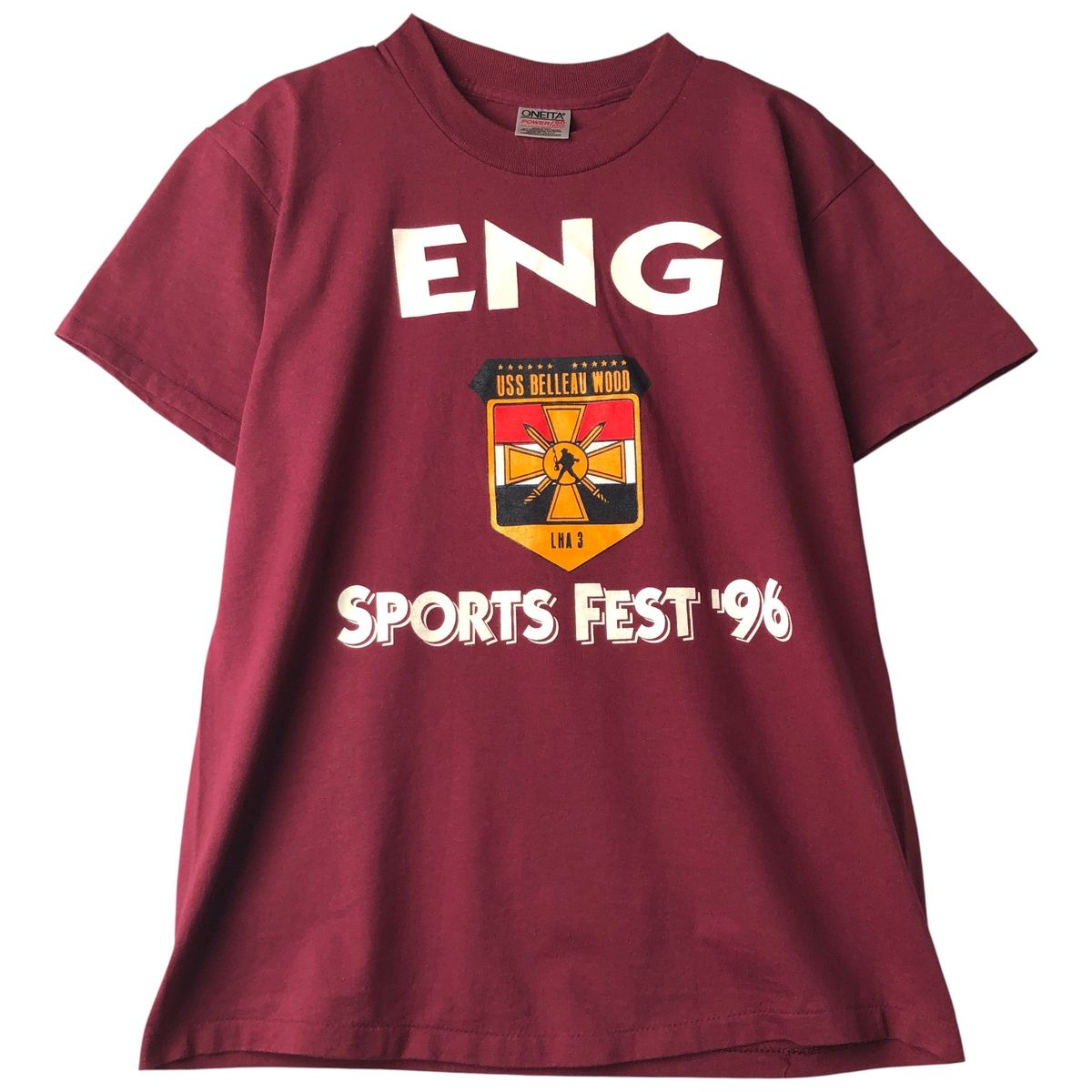 古着 90年代 オニータ ONEITA POWER/50plus プリントTシャツ USA製 