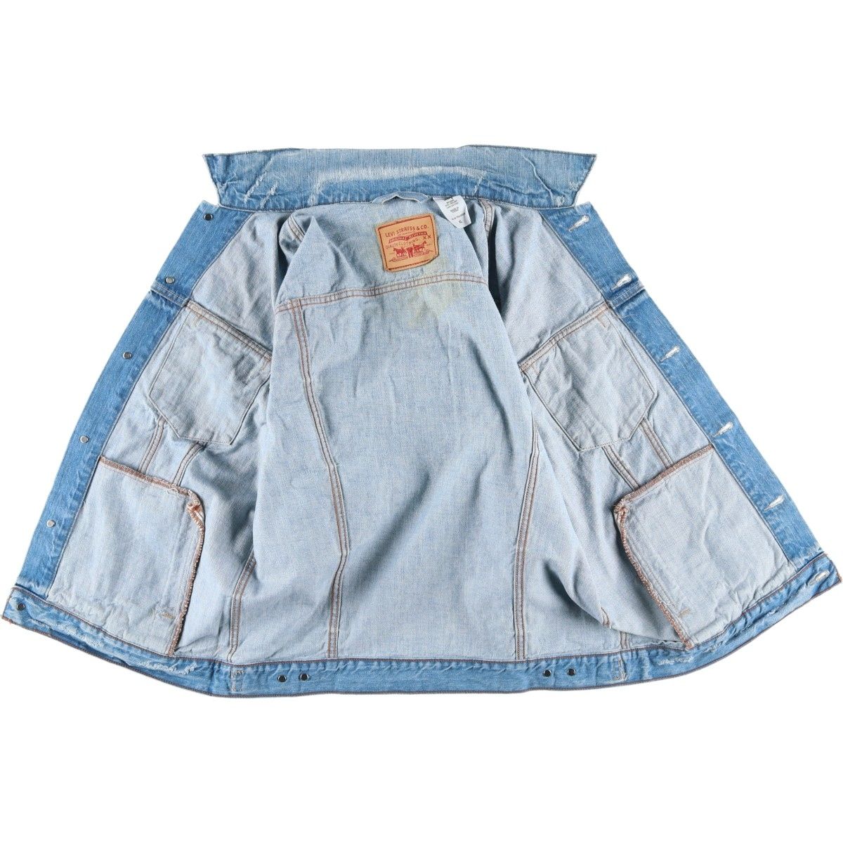 古着 00年代 リーバイス Levi's SLIM TRUCKER デニムジャケット G