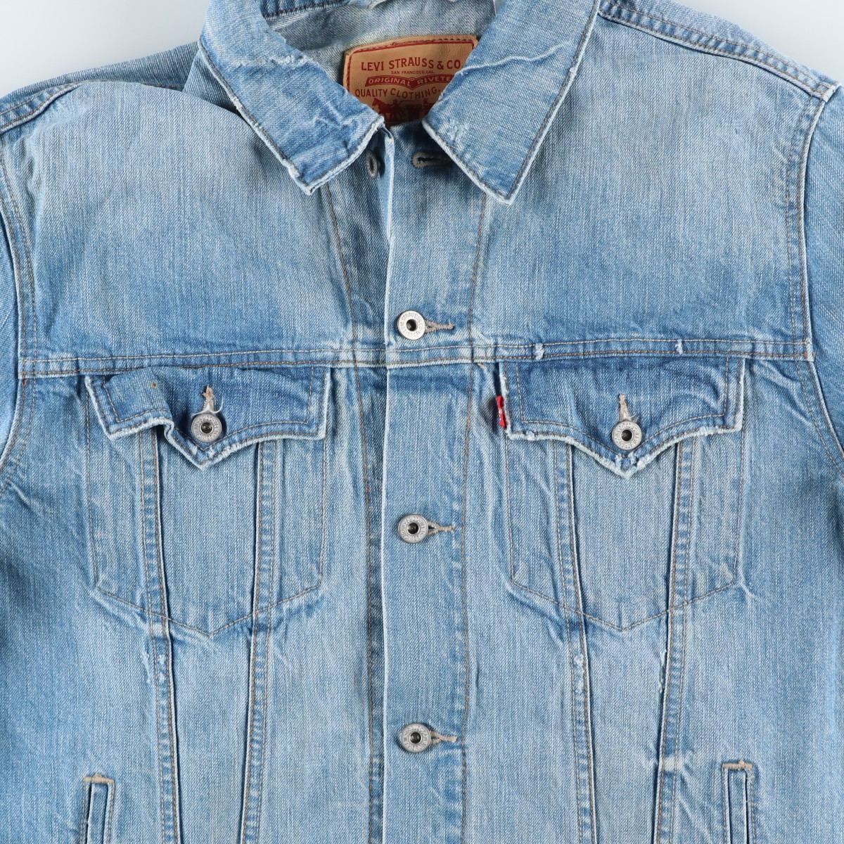 古着 00年代 リーバイス Levi's SLIM TRUCKER デニムジャケット G