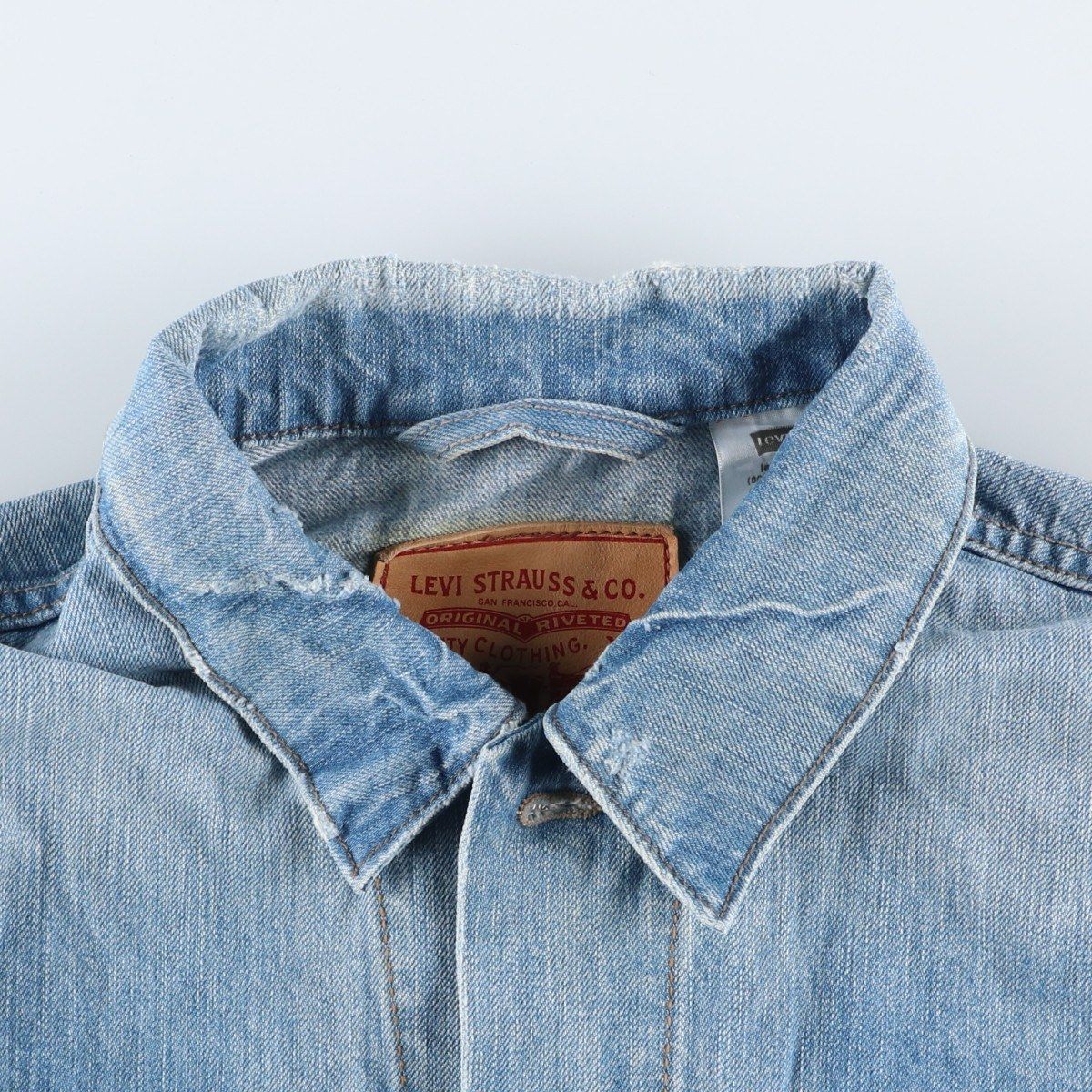 古着 00年代 リーバイス Levi's SLIM TRUCKER デニムジャケット G