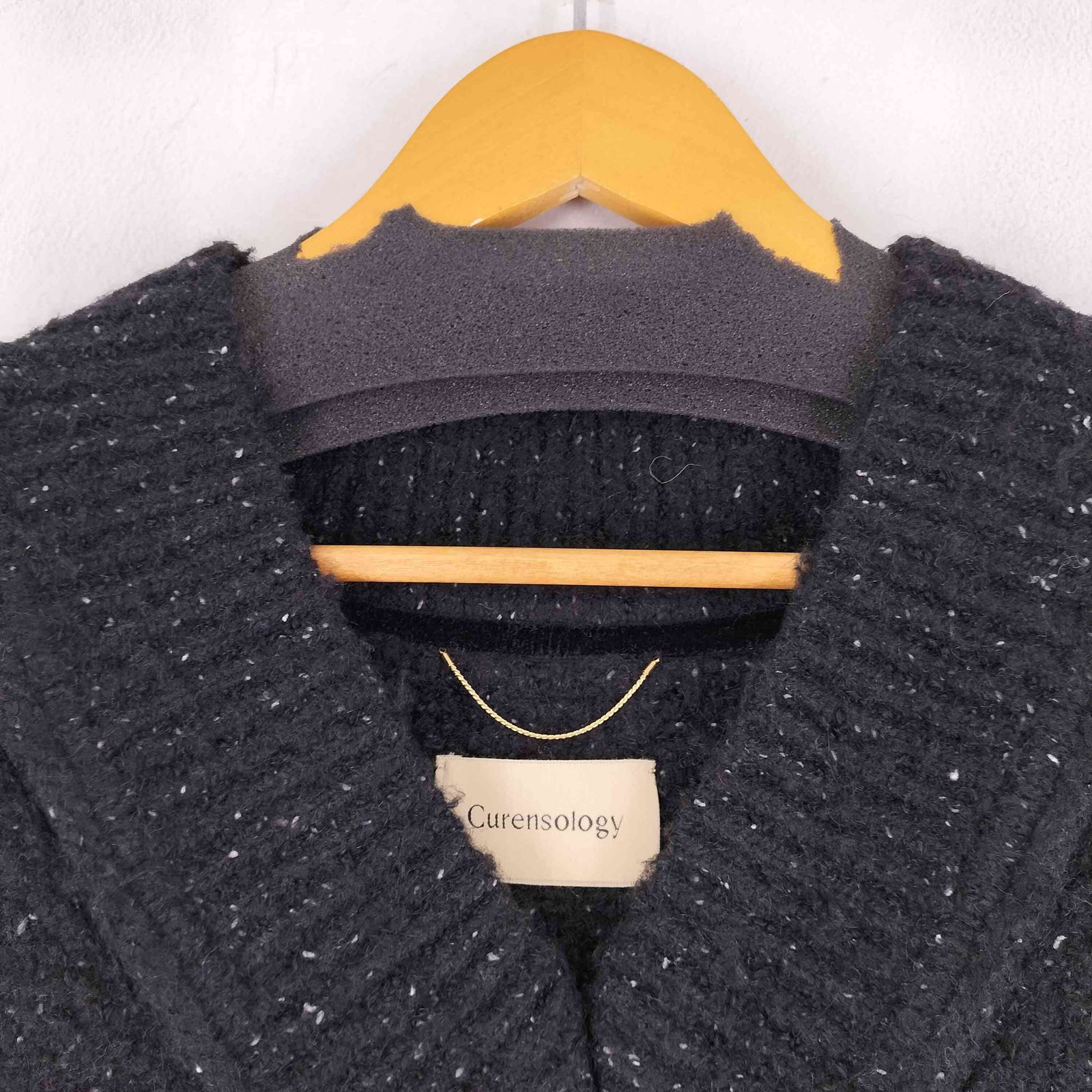 カレンソロジー curensology ツイーディヤーンニットベスト レディース