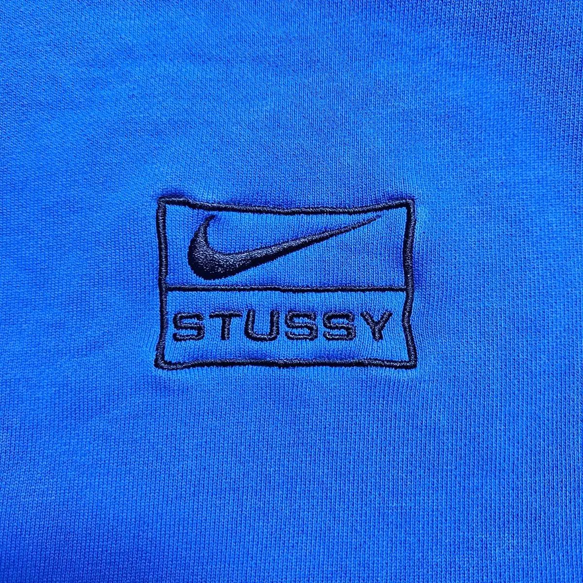 オーバーサイズ NIKE STUSSY ウォッシュ スウェット ブルー nike 