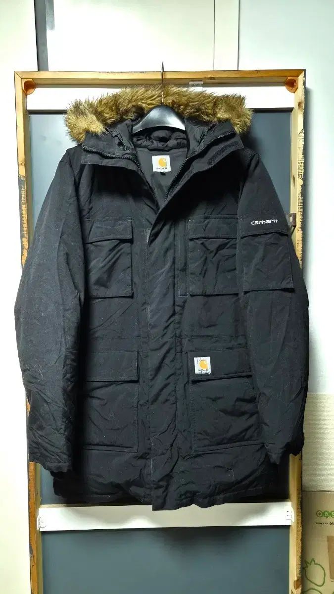 カーハート　ブラックダウンジャケット ファー付き 545 楽天市場】カーハート Carhartt フェイクファー付きフード マウンテン