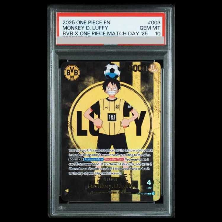 PSA10 ワンピース　モンキー・D・ルフィ ドルトムント PSA10】 モンキー・D・ルフィ 《英語版》 (ドルトムント) [L] {ST13