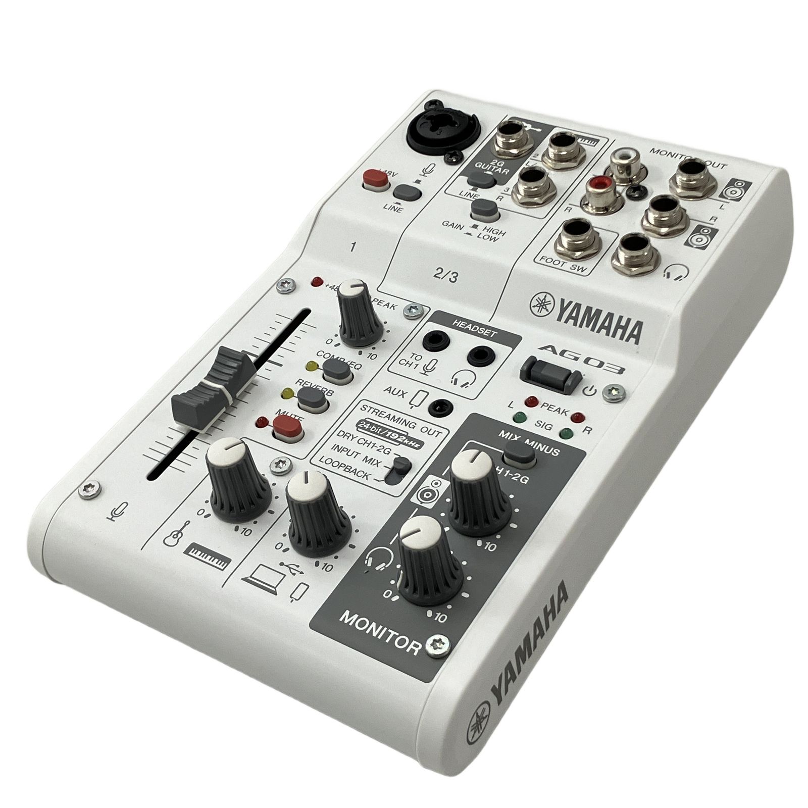 YAMAHA AG03 MK2 ライブ ストリーミング ミキサー 2024年製 ヤマハ