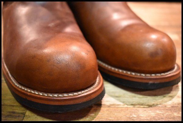 9E 良品 黒タグ】Chippewa チペワ エンジニア 91066 茶 タンレネゲード