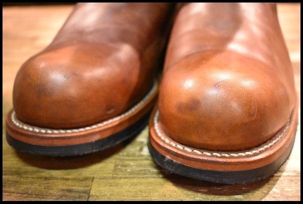 9E 良品 黒タグ】Chippewa チペワ エンジニア 91066 茶 タンレネゲード