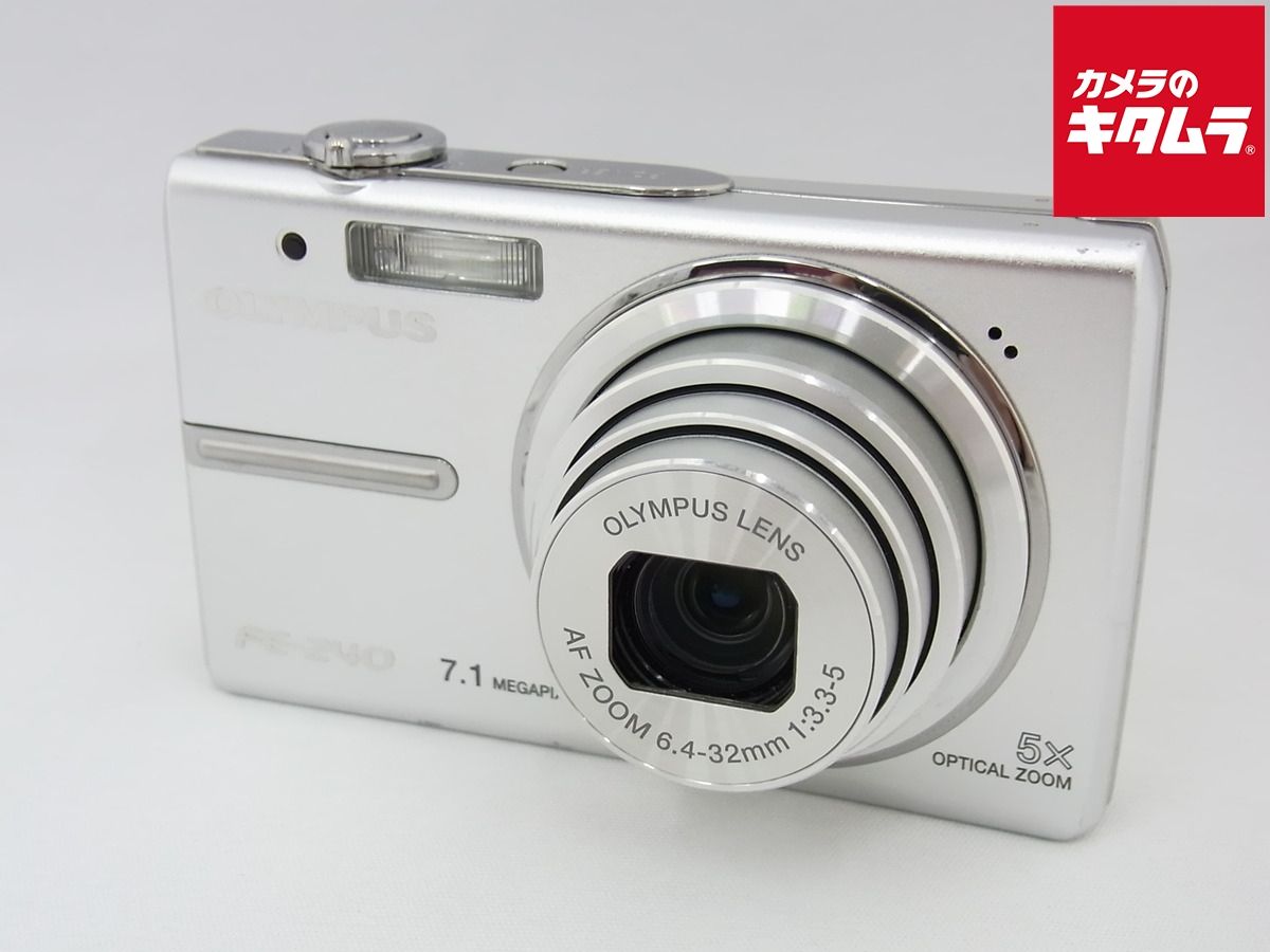 中古】 【難あり品】 オリンパス CAMEDIA FE-240 シルバー - メルカリ