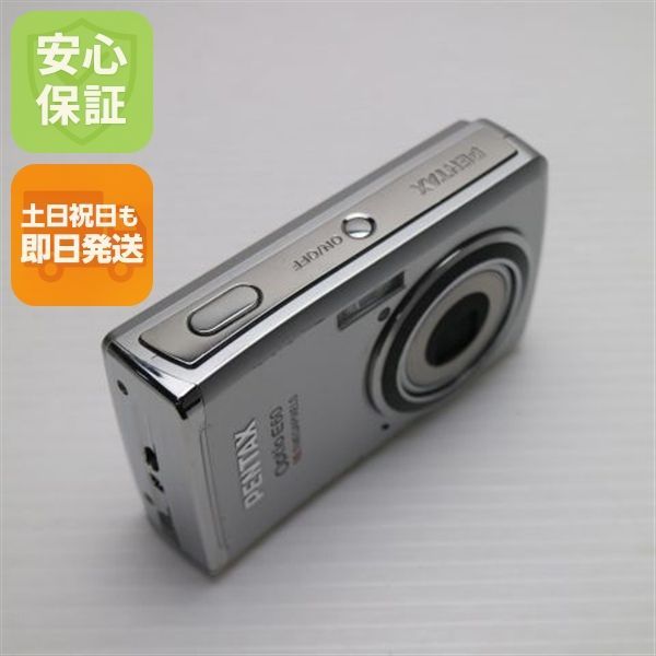 超美品 Optio E60 シルバー 即日発送 PENTAX デジカメ デジタルカメラ