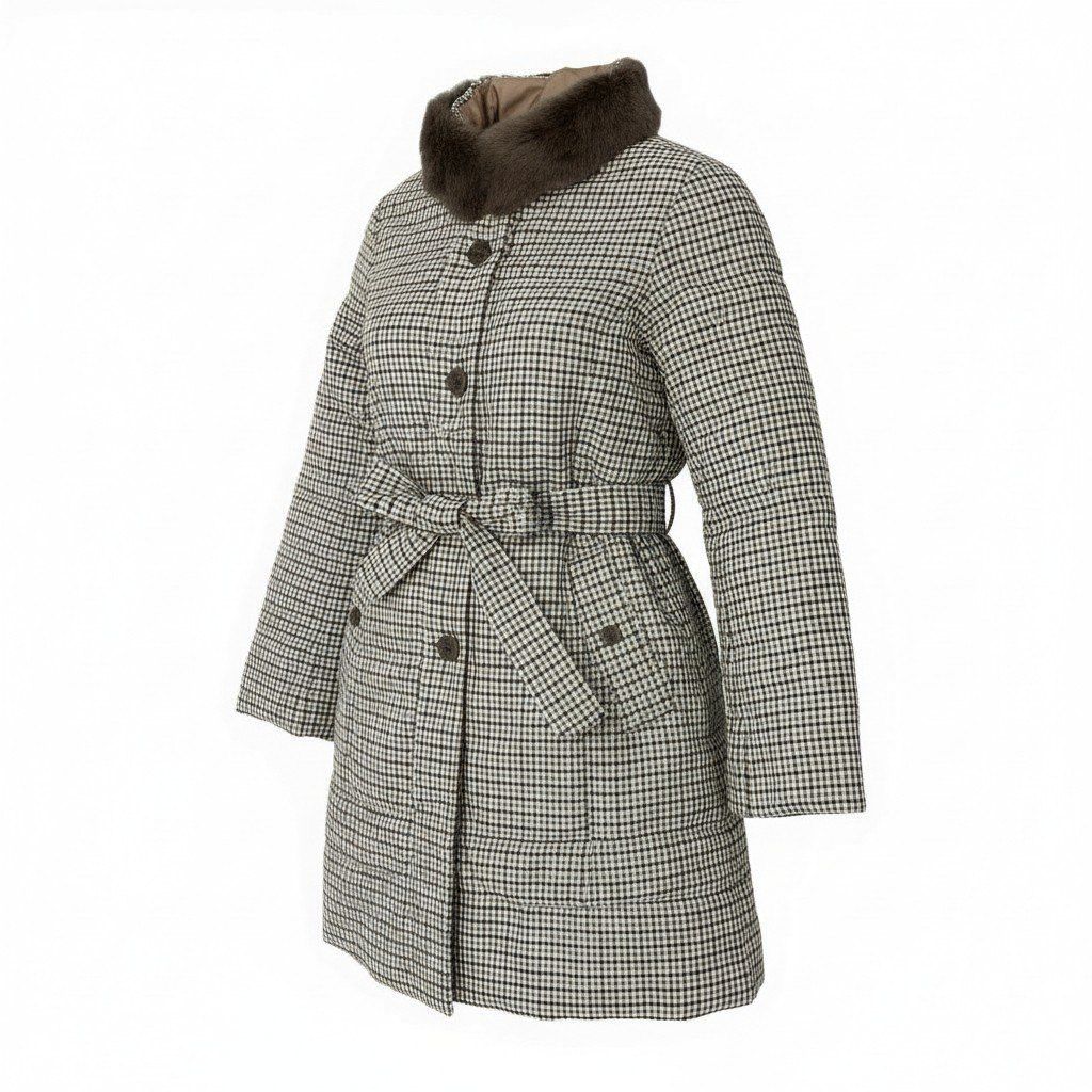 42a27 Aquascutum LONDON アクアスキュータム リバーシブル ダウン