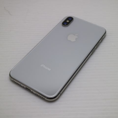 超美品 SIMフリー iPhoneX 64GB シルバー スマホ 即日発送 スマホ