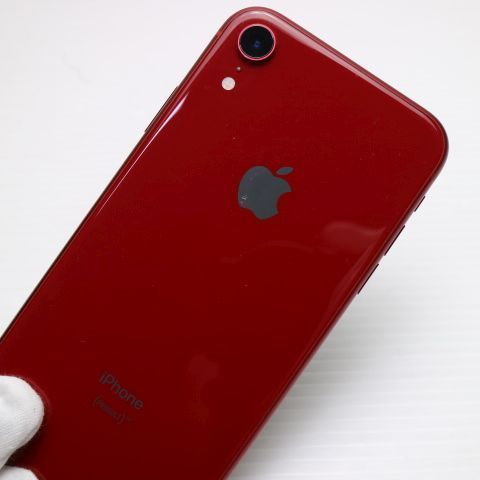 美品 SIMフリー iPhoneXR 64GB レッド RED スマホ 白ロム 即日発送