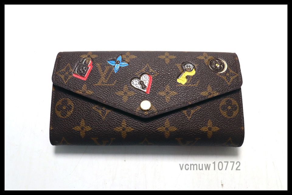 □LOUIS VUITTON モノグラム ラブロック 新型 ポルトフォイユサラ