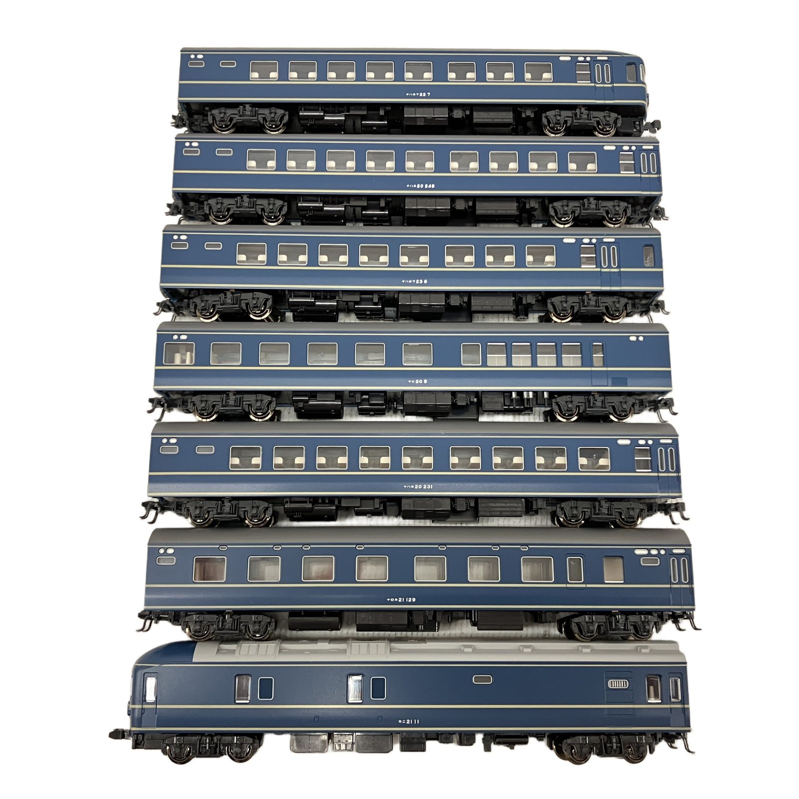 ◆中古美品◆KATO／10-366／20系／特急寝台客車 7両基本セット KATO 10-366 20系 特急形 寝台客車 7両セット 寝台特急 鉄道模型 N