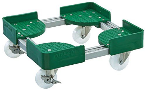 トラスコ 伸縮式コンテナ台車 内寸400 500 X 400 S付 1台 品番 FCD 4040 S