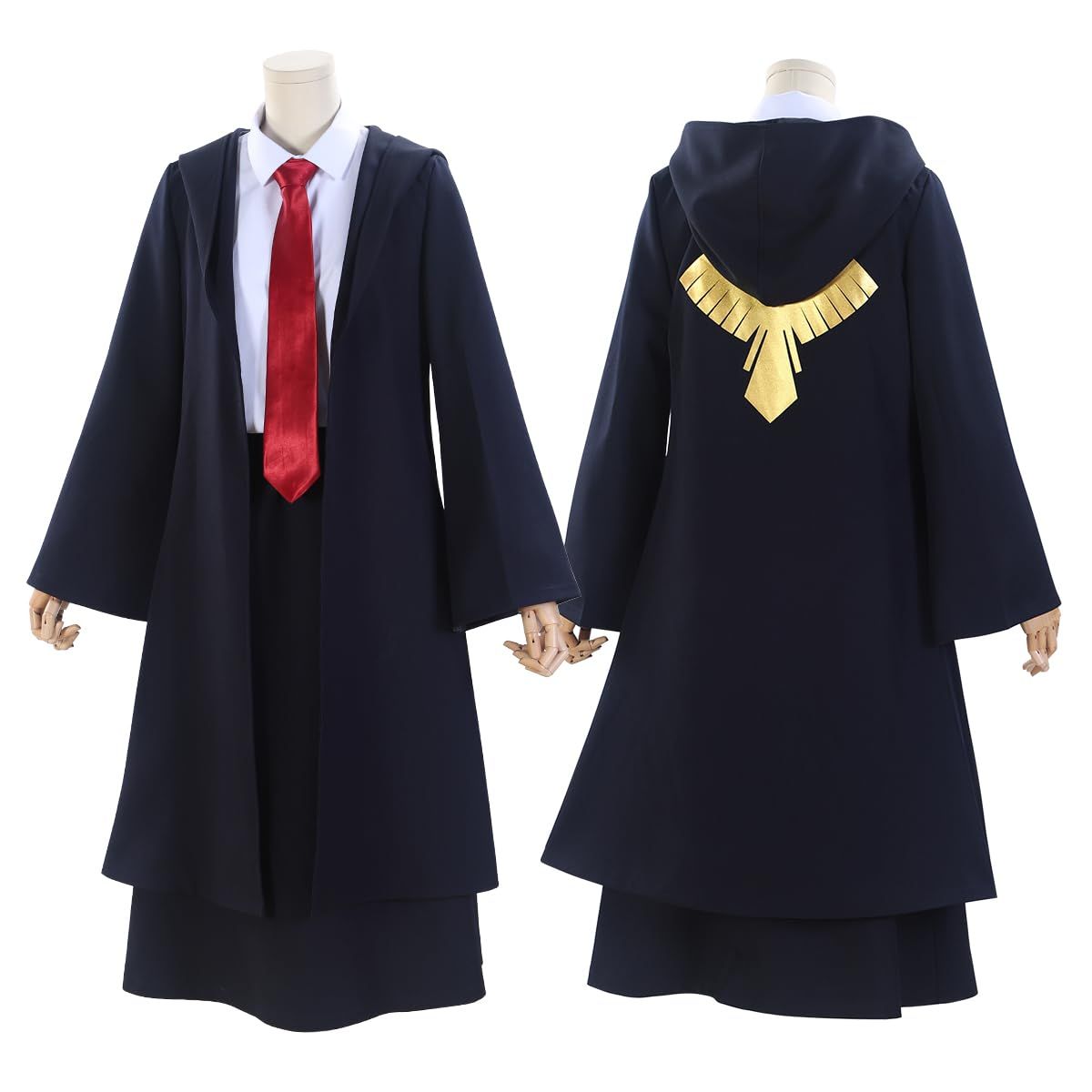 HOLOUN マッシュコスプレ衣装 レモン ランス ドット フィン 制服セット アドラ寮 変装 仮装 コスプレ演出服 コスチューム 舞台装 ドレス クリスマス ハロウィン 祝日贈り物