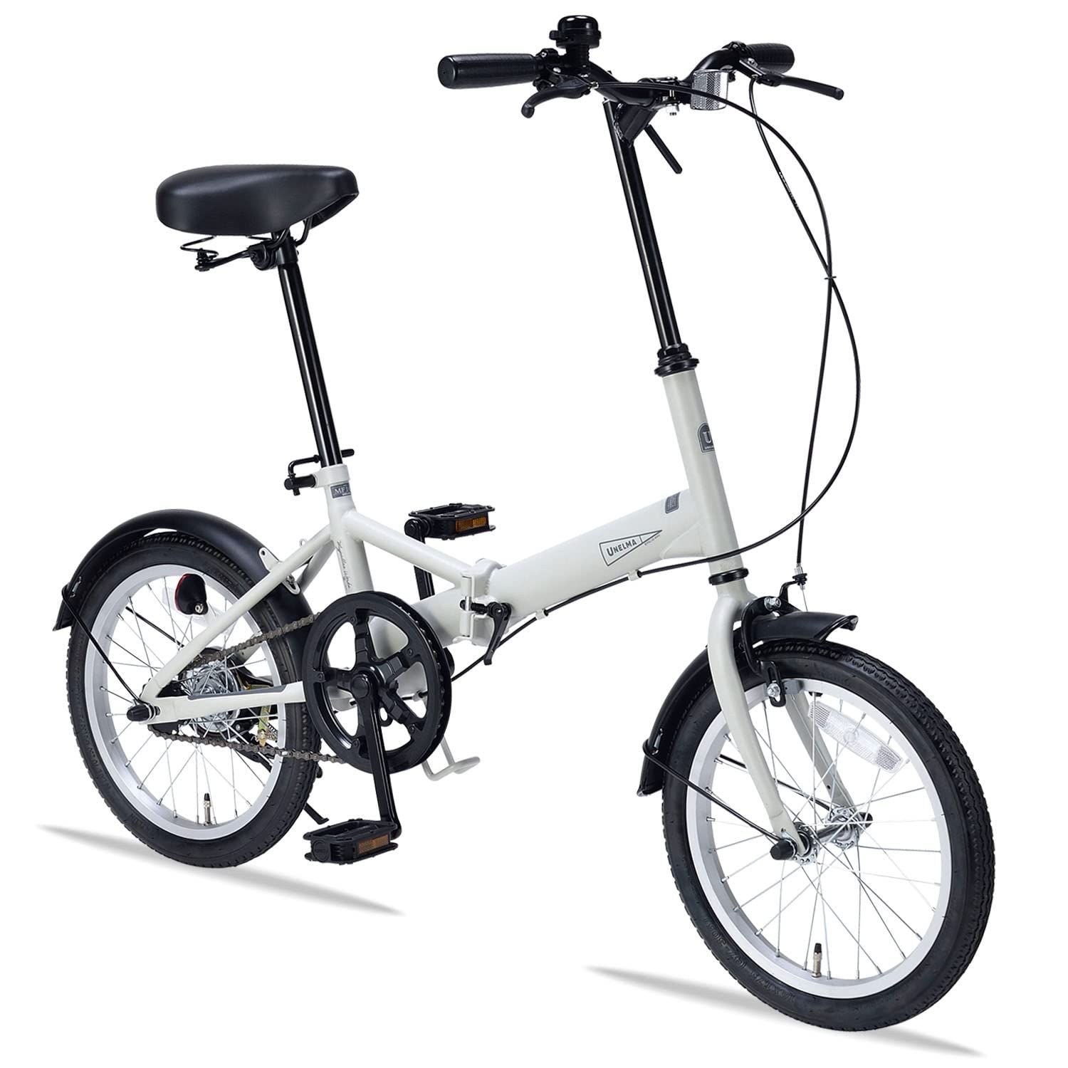 自転車 新品 MYPALLAS(マイパラス) 折畳自転車16インチ シングルギア 
