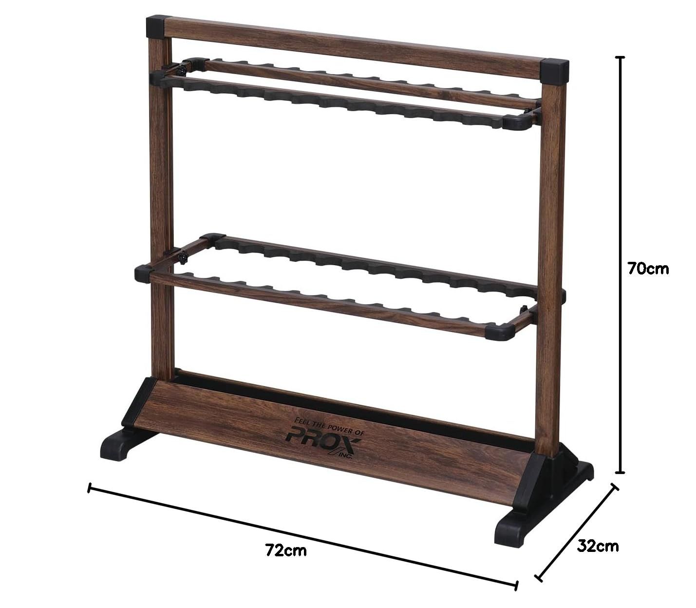  工具不要で簡単組み立て フィッシングロッドラック プロックス PROX アルミロッドスタンド木目調 ミニ8本用 ミニ12本用 24本用 PX 316 その他ロッド 釣り竿 ロッド