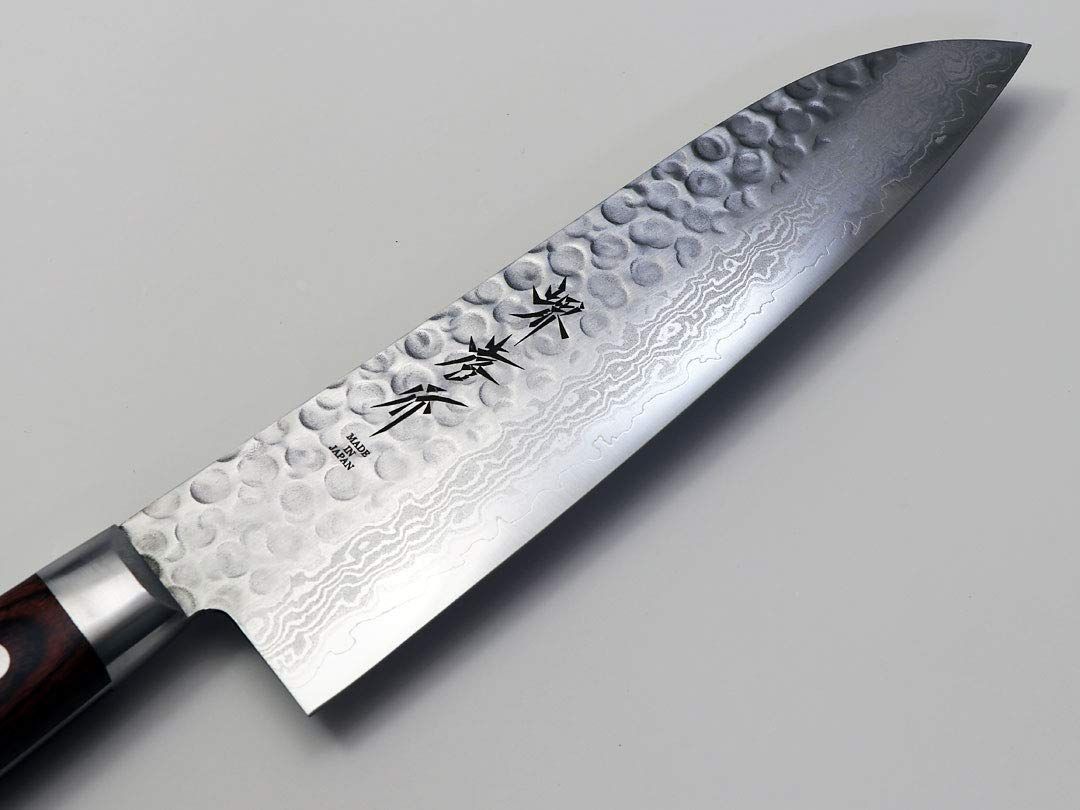堺孝行 Ｖ金10号 ダマスカス17層鎚目 三徳型