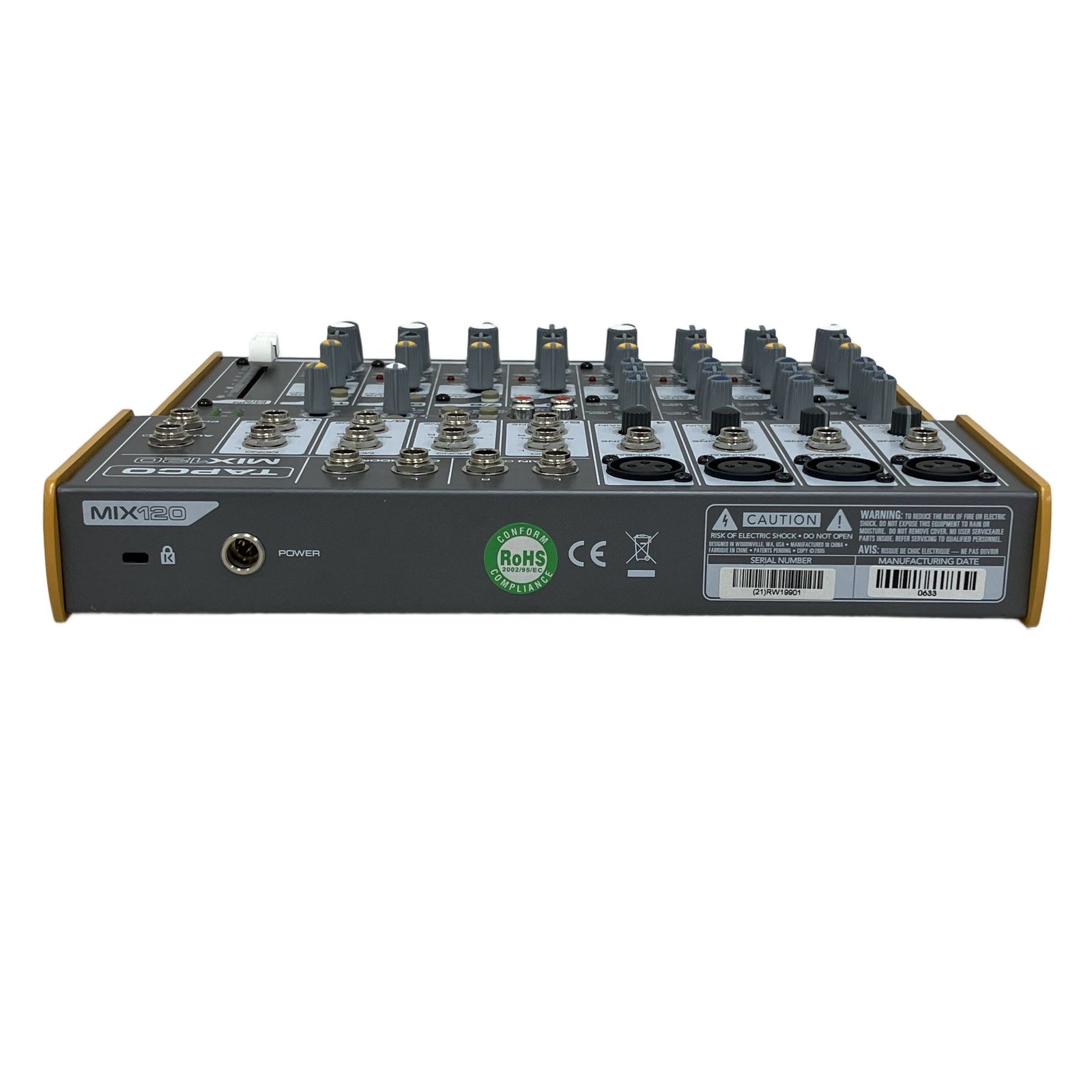 TAPCO MIX120 タプコ アナログミキサー コンパクト 音響機材 中古