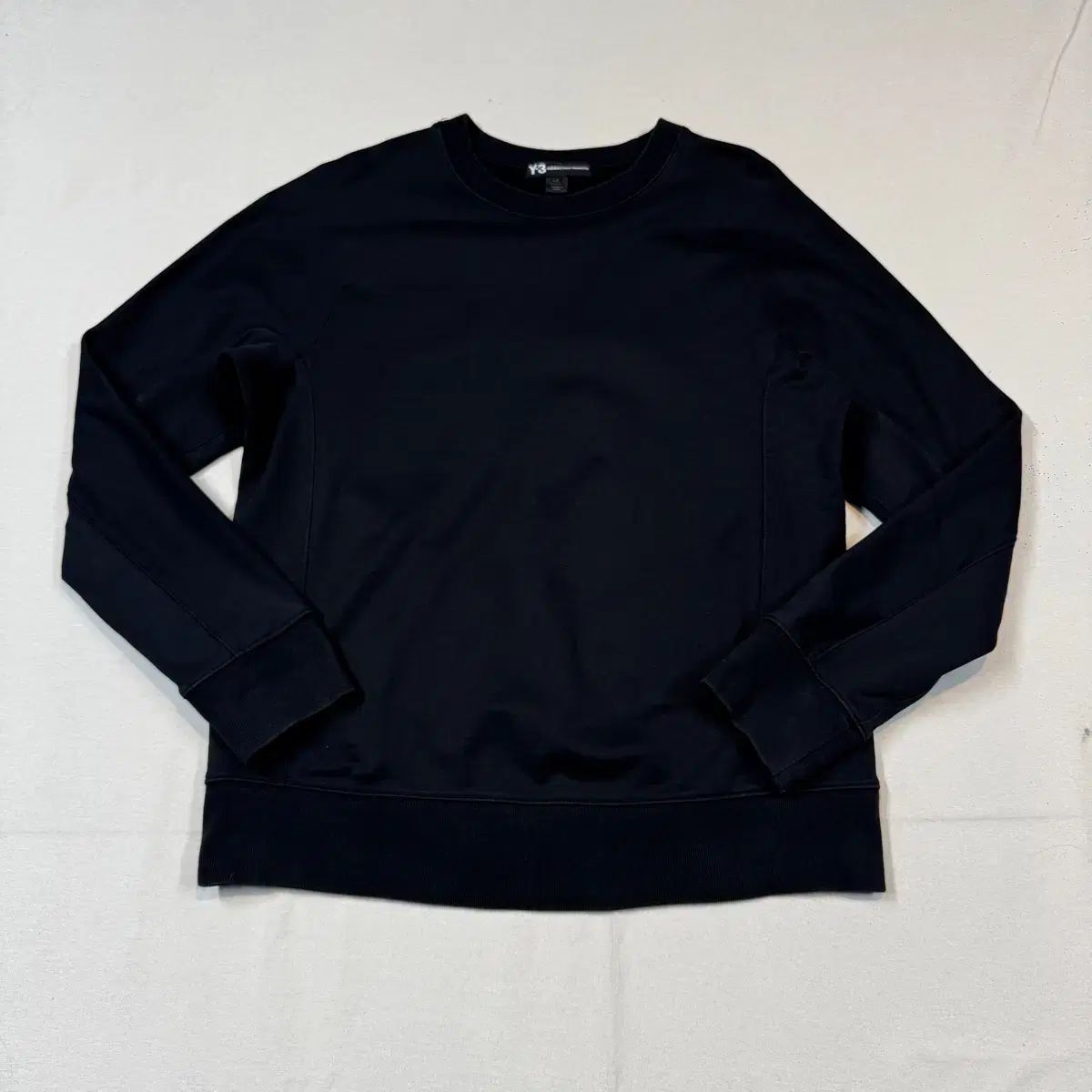 L) Y-3 Yohji Yamamoto(ヨウジ ヤマモト) adidas ブラック スウェット