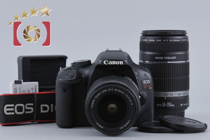 Canon キヤノン EOS Kiss X4 ストア ダブルズームキット Canon EOS 