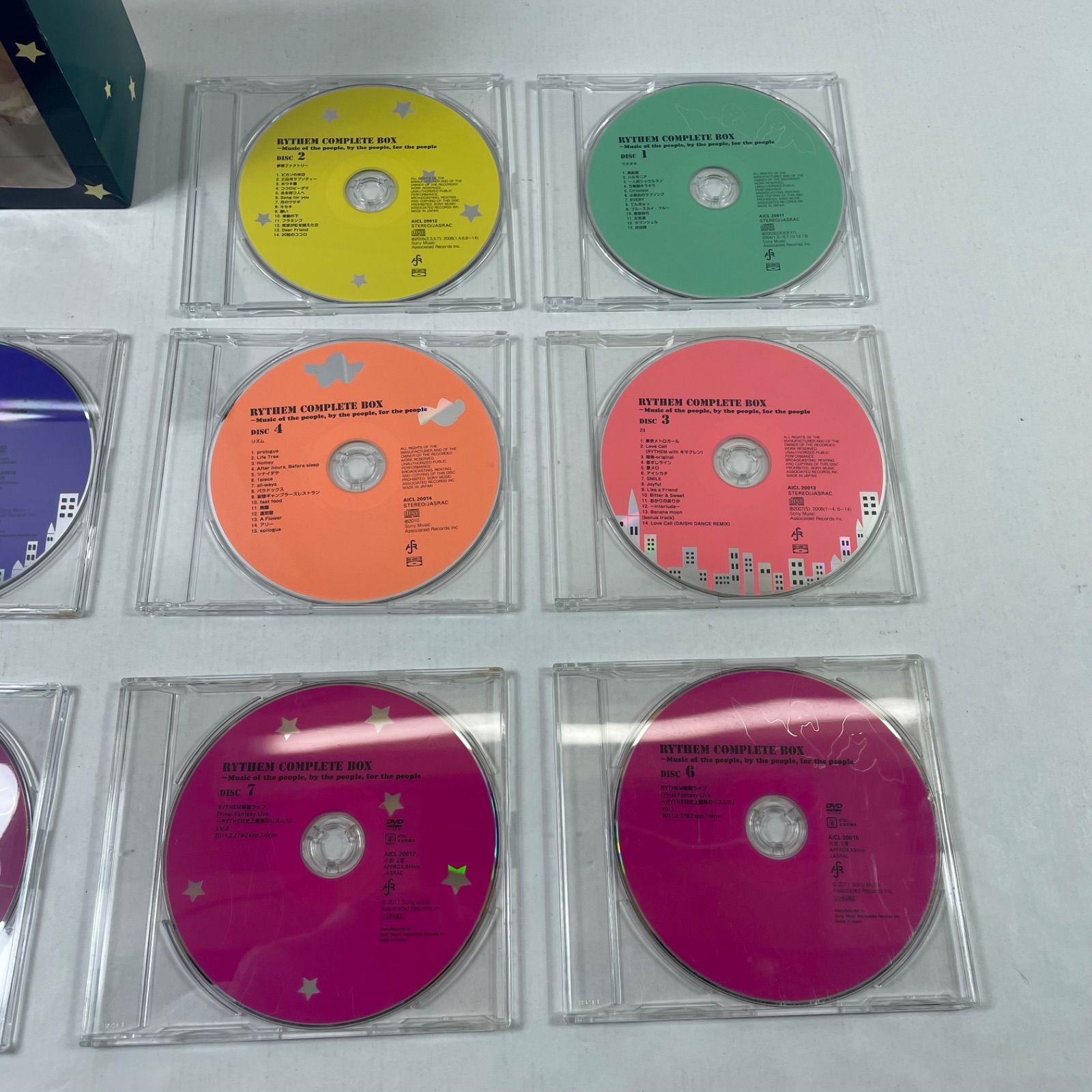 A2536・RYTHEM COMPLETE BOX リズム DVD付き 完全生産限定盤 ※DISC5欠 