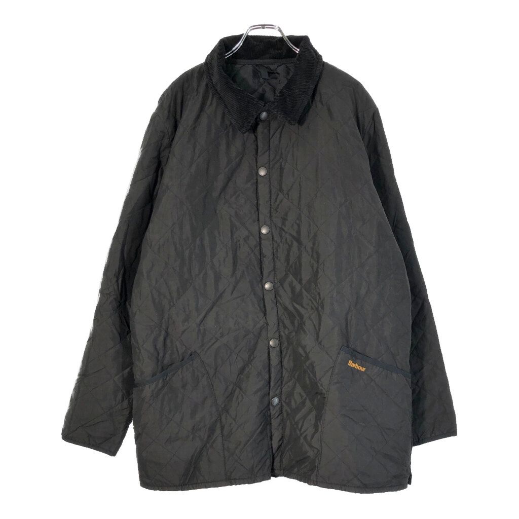 00年代 Barbour バブアー ESKDALE エスクデール キルティングジャケット ブラック(メンズ X-LARGE) 古着 X2707