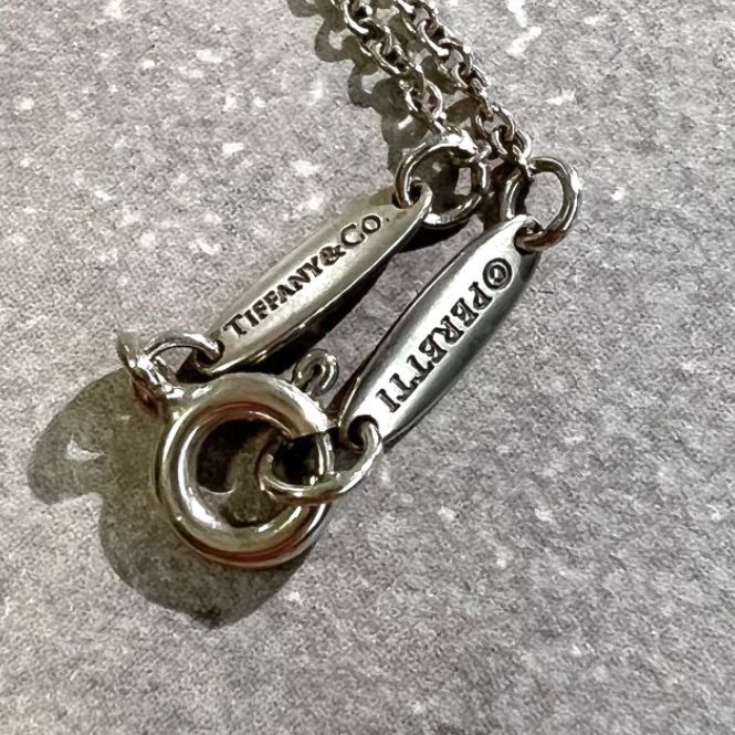 ティファニー TIFFANY&Co. 925 オープンハート ダブル ネックレス