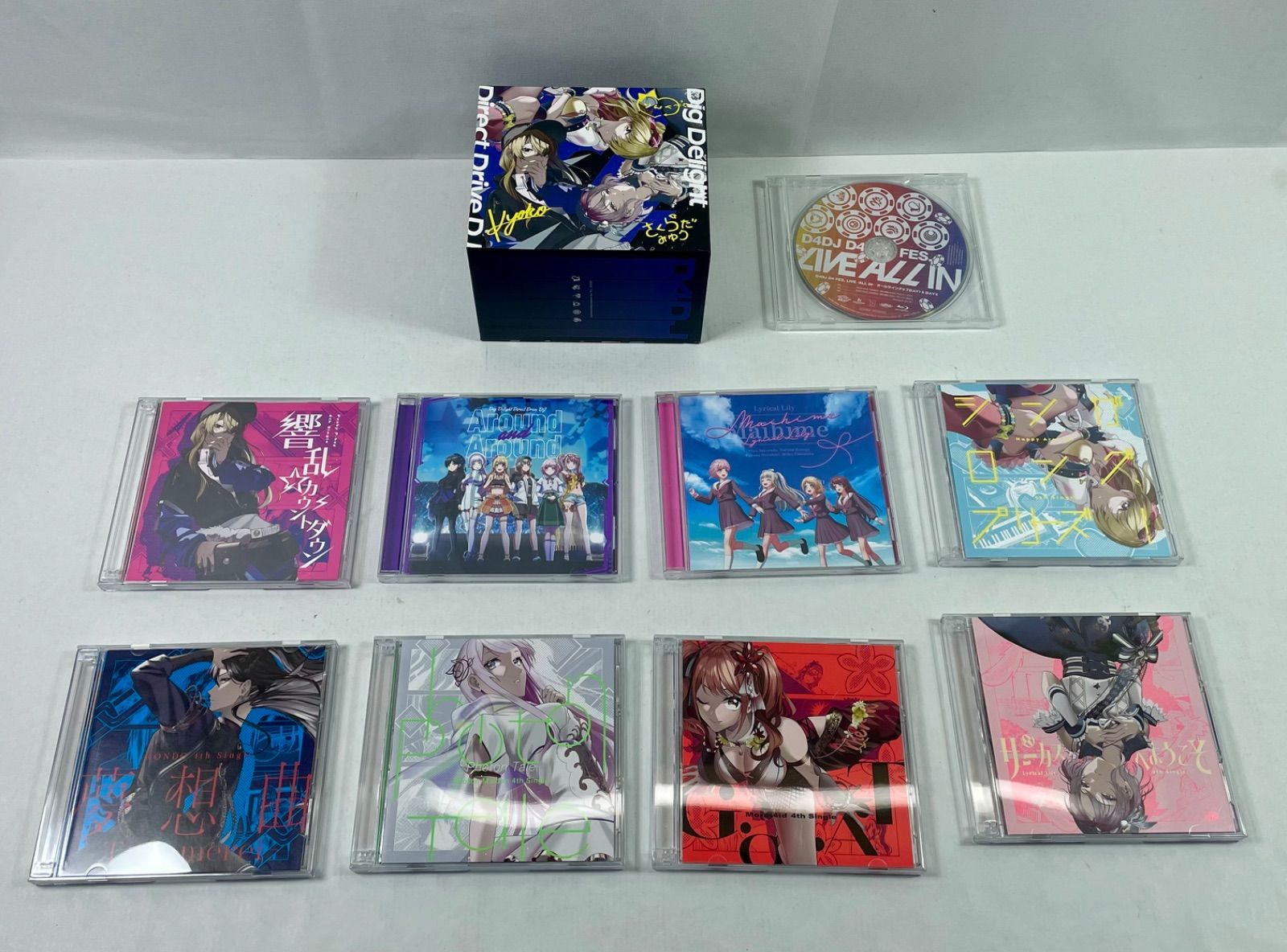A2538・D4DJ 4th Single Complete BOX 8タイトル 収納ボックス付き