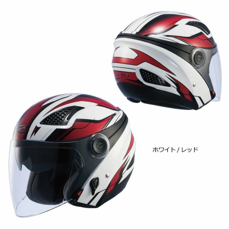メーカー正規品 新品 南海部品 NANKAI ZEUS HELMET ジェットヘルメット NAZ-213 LAYER XLサイズ ホワイト/レッド