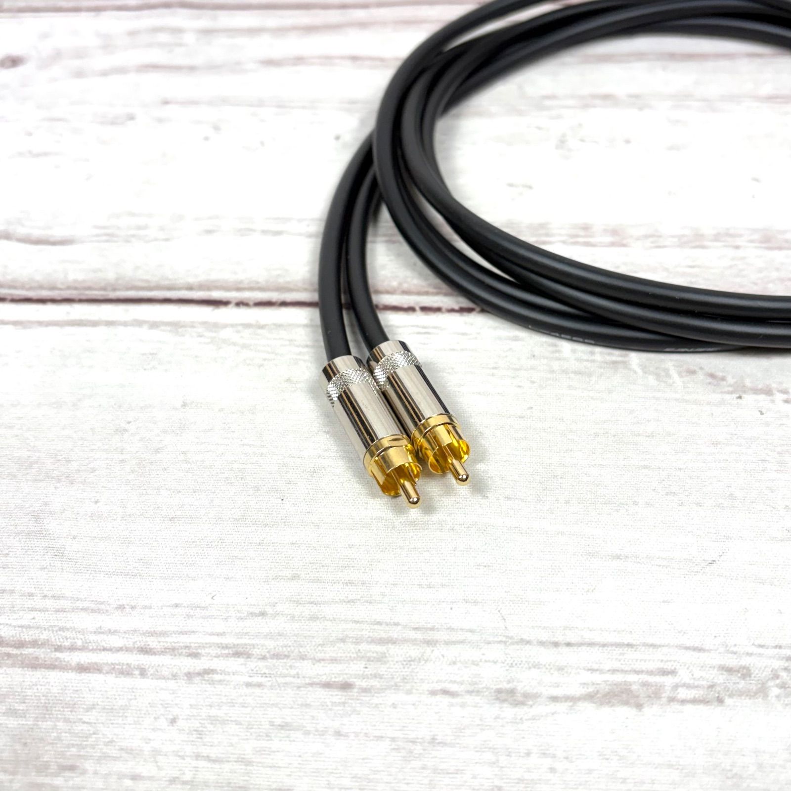 CANARE L-4E6S BLACK RCA XLR ケーブル 1.5m 2本セット - メルカリ