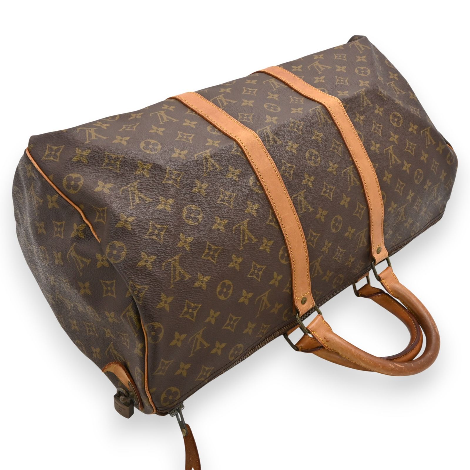 ルイヴィトン モノグラム キーポル50 ボストンバッグ Bランク lv2727kk