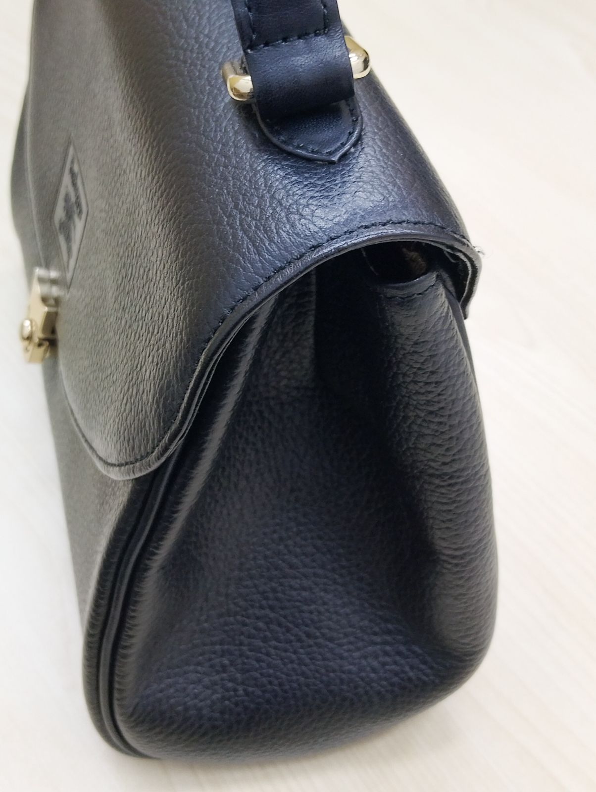 Burberrys ノバチェック オールド トップハンドル ブラック レザー