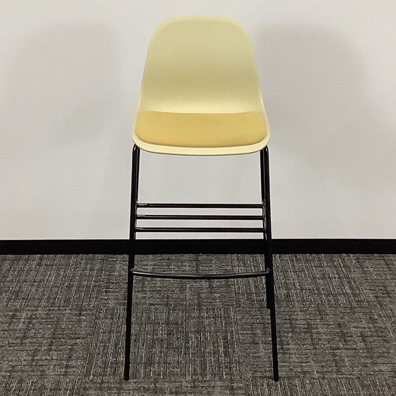 セール】中古 ハイチェア 2脚セット イトーキ ITOKI イエロー nino 