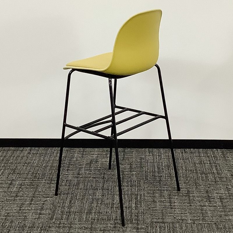 中古 ハイチェア 2脚セット イトーキ ITOKI イエロー ninoシリーズ