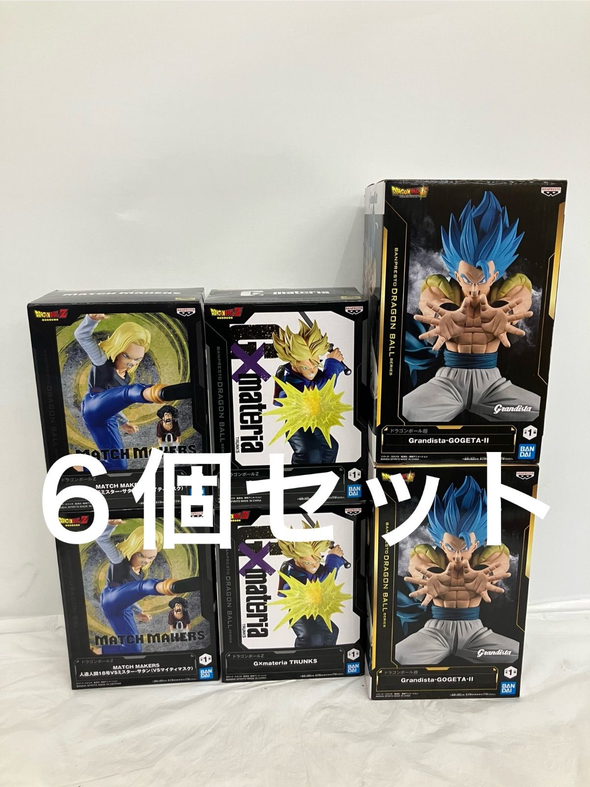 未開封 DRAGON BALL ドラゴンボール フィギュア 6個 LF1912 f111