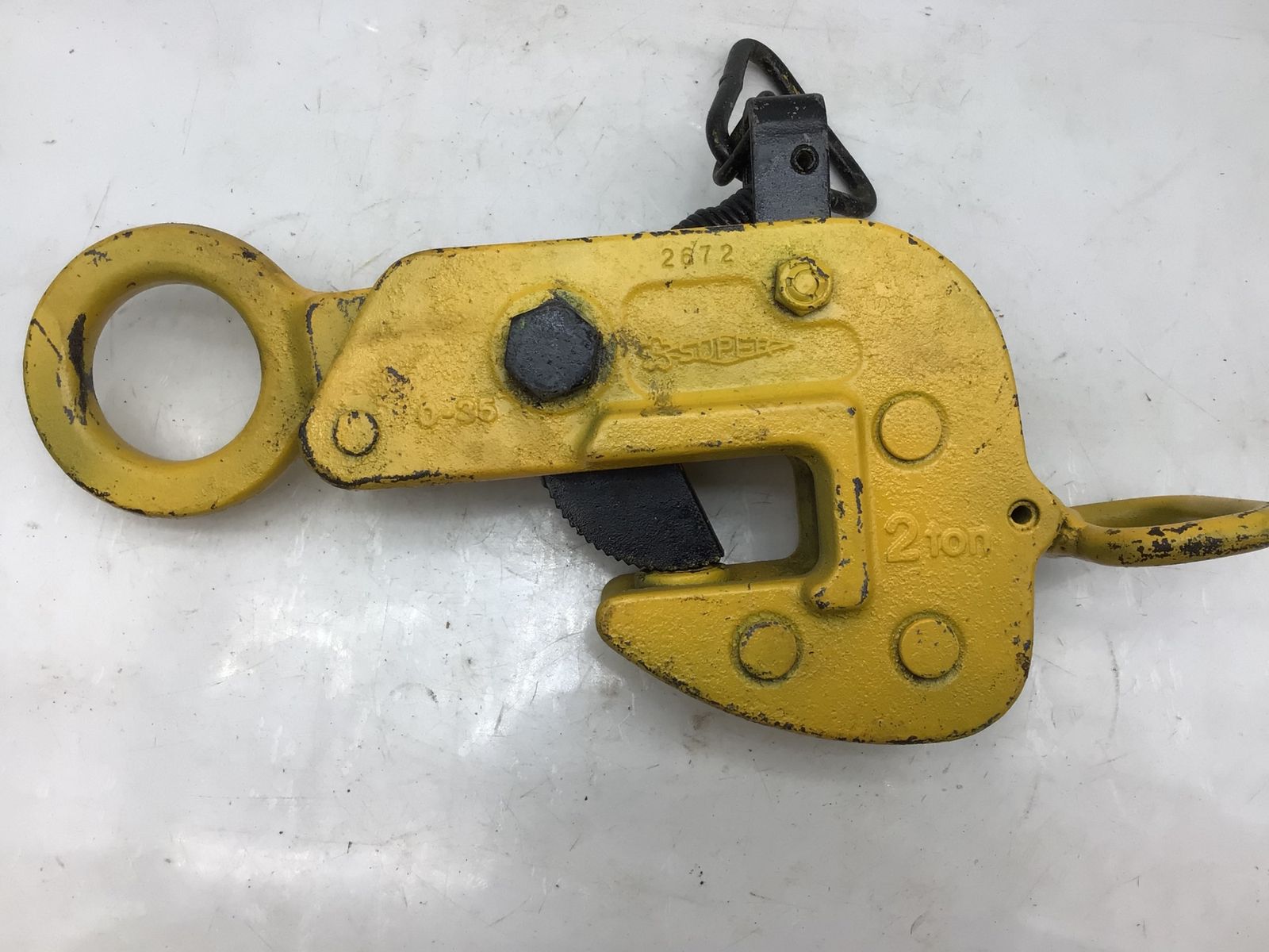 品 |スーパーツール HLC-2 H 2 t横吊クランプ ロックハンドル式 HLC IT_EBD 4 G 知立 M 04