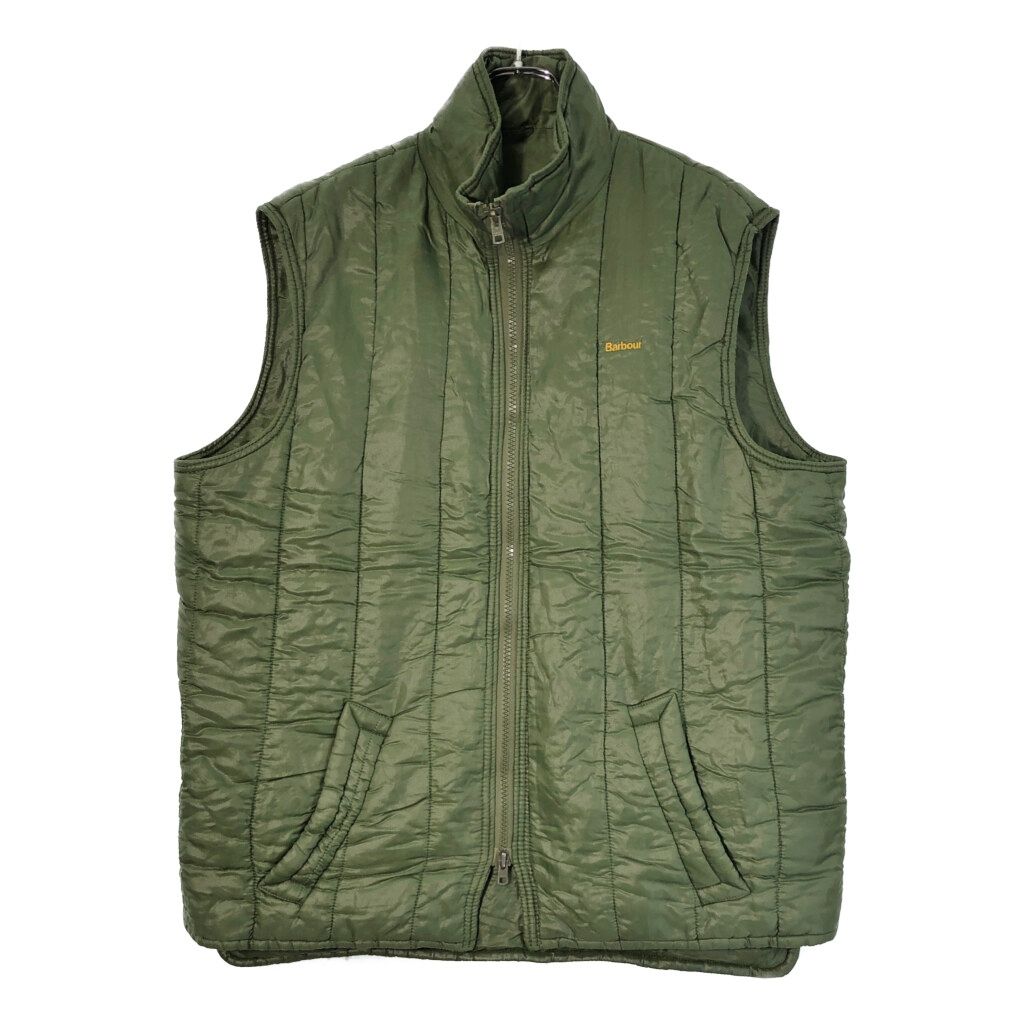 90年代 イングランド製 Barbour バブアー キルティングベスト アウター