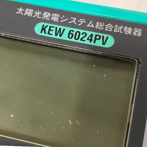  KEW 6024 PV 太陽光発電システム総合試験機 ♥ その他 計測 検査