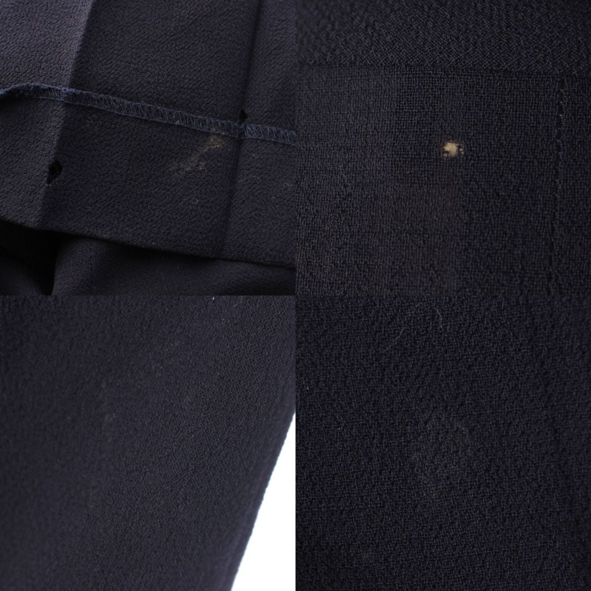 シャネル ブティック 手書きタグ期 ウール ヴィンテージ ダブルボタン  