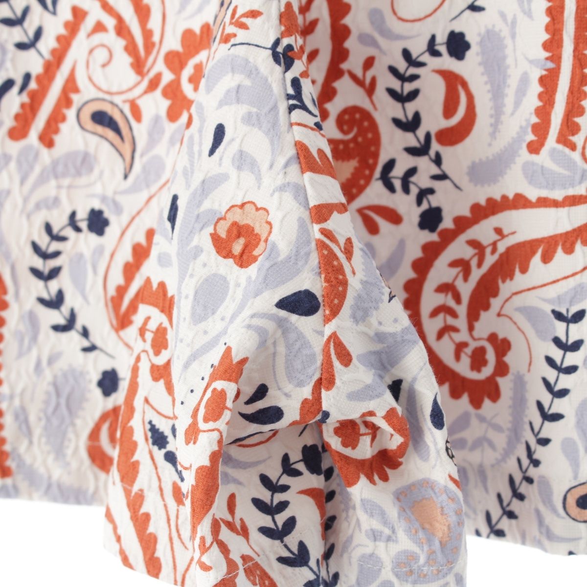 エルメス 25SS コットン ペイズリー柄 ビーチショーツ パンツ ショーツ  