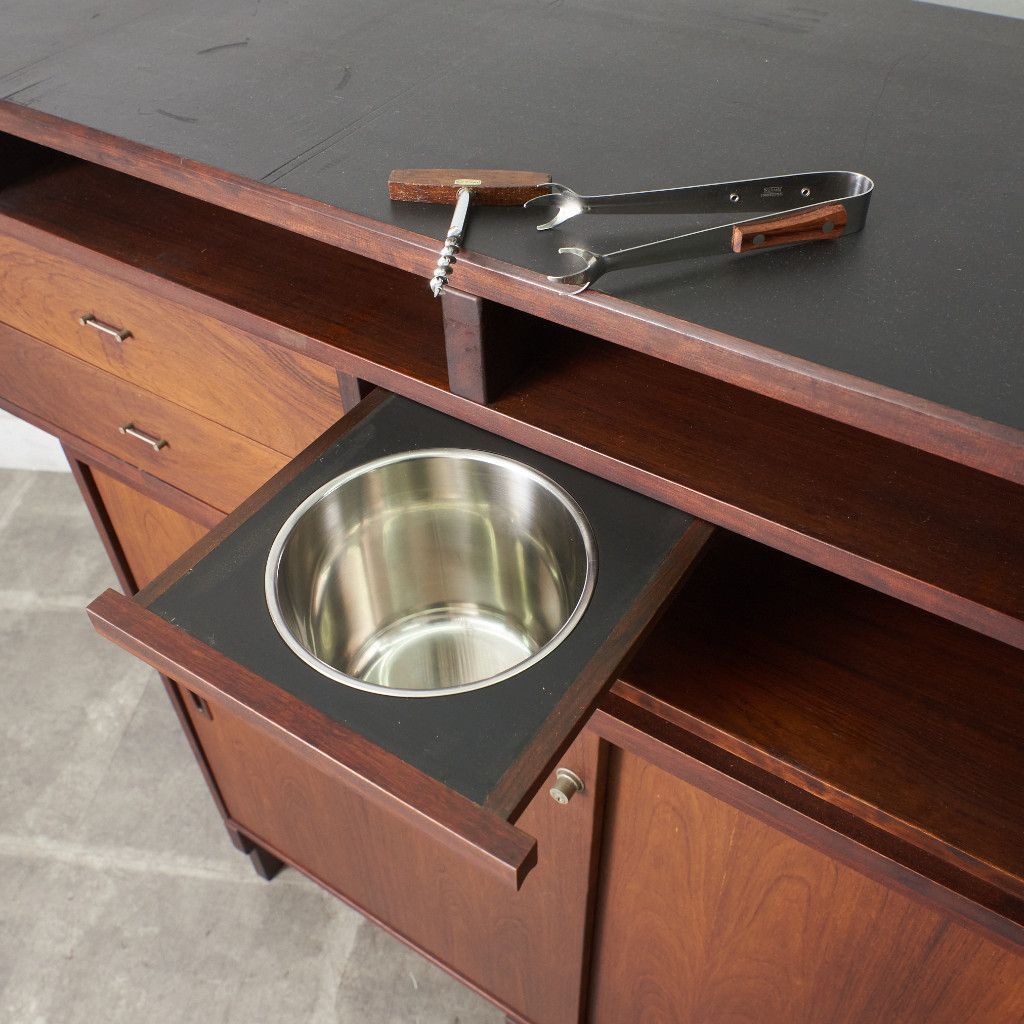 レア デンマーク Dyrlund バー カウンター ローズウッド 北欧 モダン