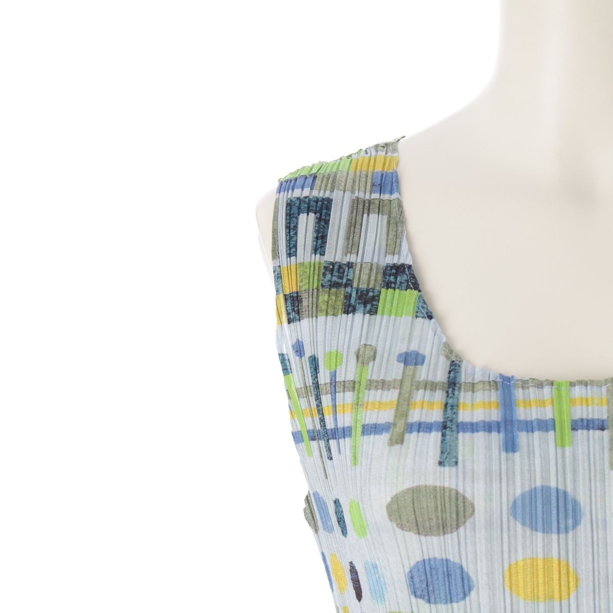 プリーツプリーズ イッセイミヤケ 2006SS ポリエステル 幾何学 総柄