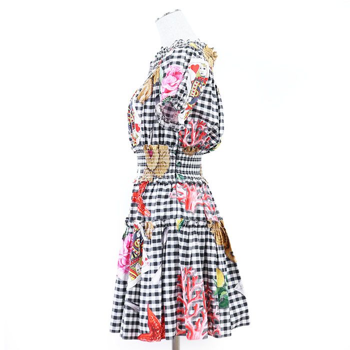 美品】DOLCE & GABBANA ドルチェ ＆ ガッバーナ ワンピース ギンガム