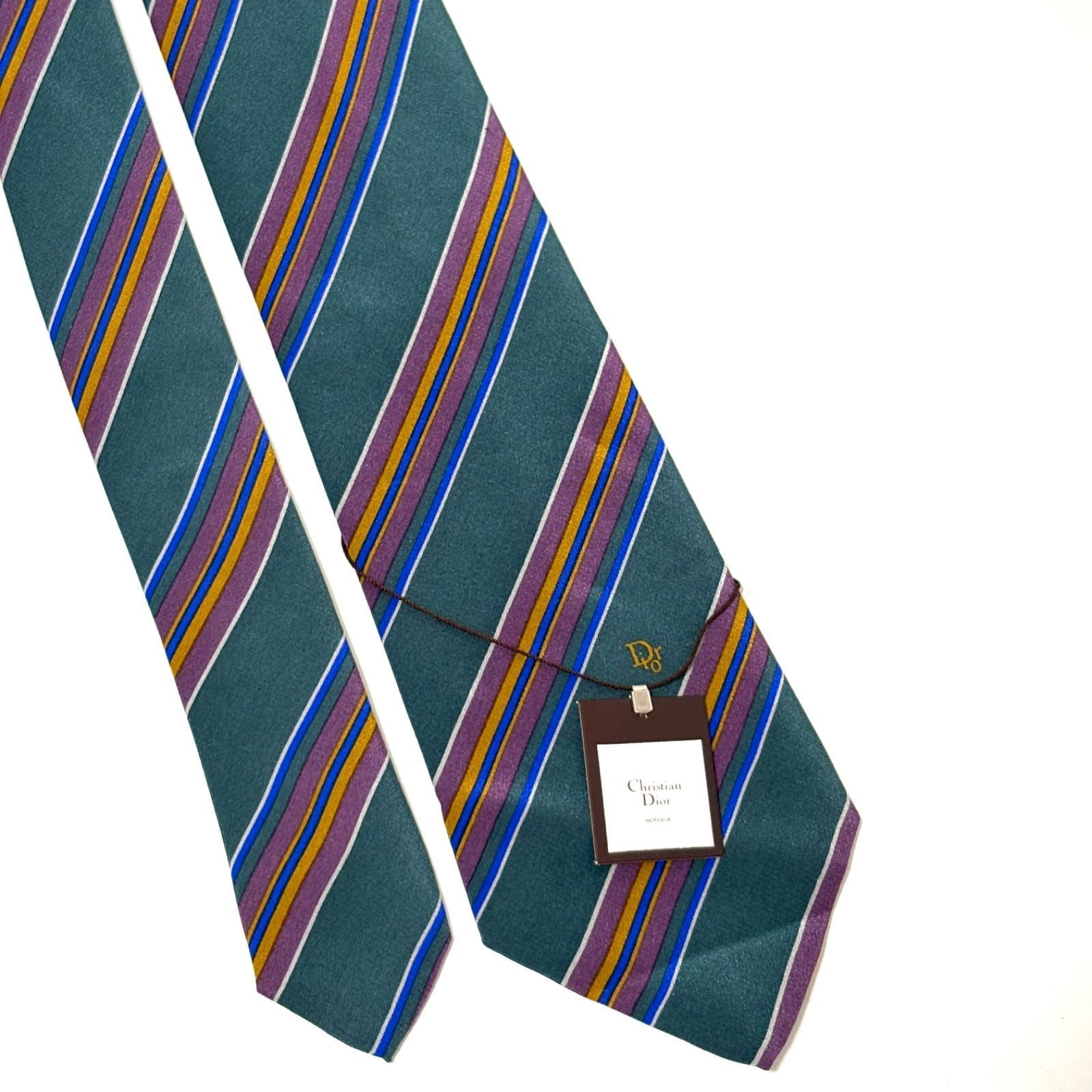 未使用・タグ付き✨クリスチャンディオール ネクタイ ストライプ