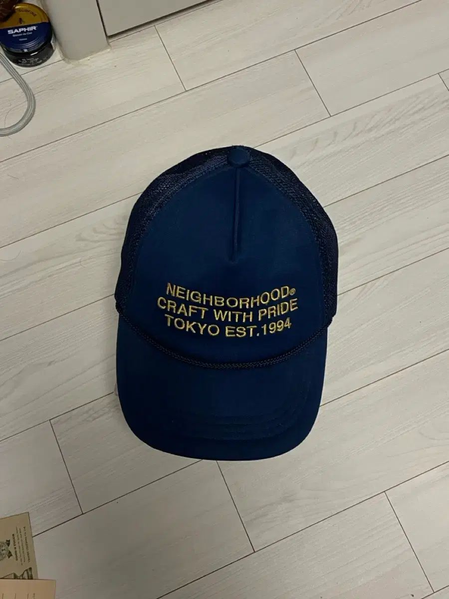 NEIGHBORHOOD(ネイバーフッド) メッシュ キャップ ダークブルー - メルカリ