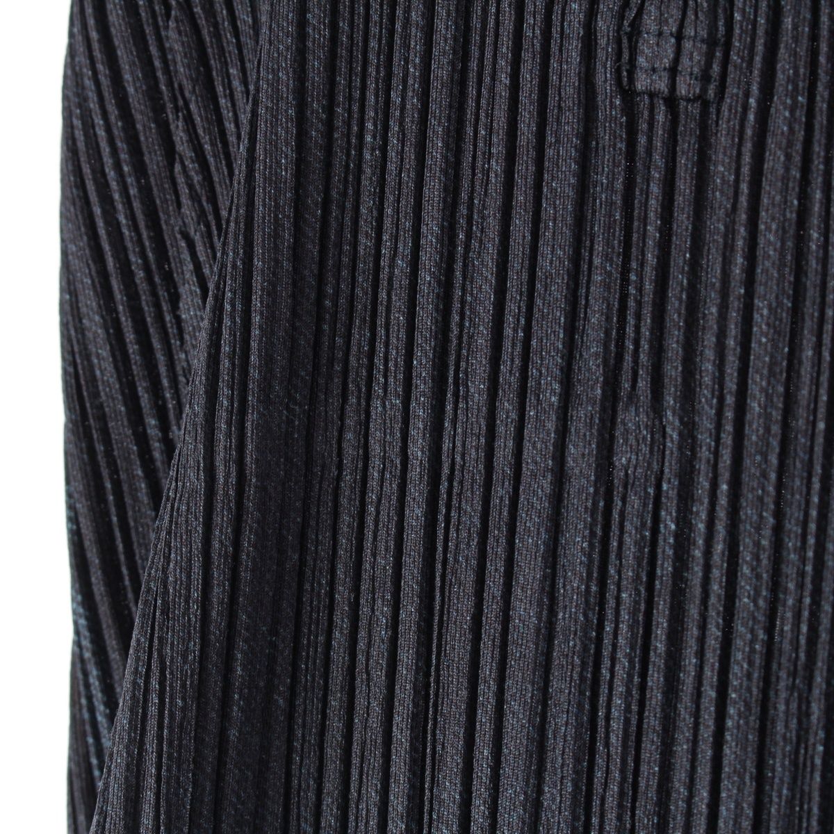 プリーツプリーズ イッセイミヤケ デニム転写 プリーツ パンツ