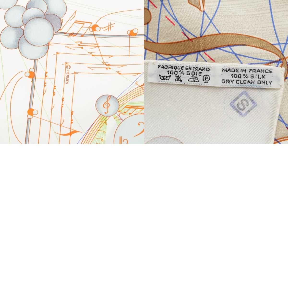 エルメス カレ90 La Musique des spheres 球体が奏でる音楽 シルク