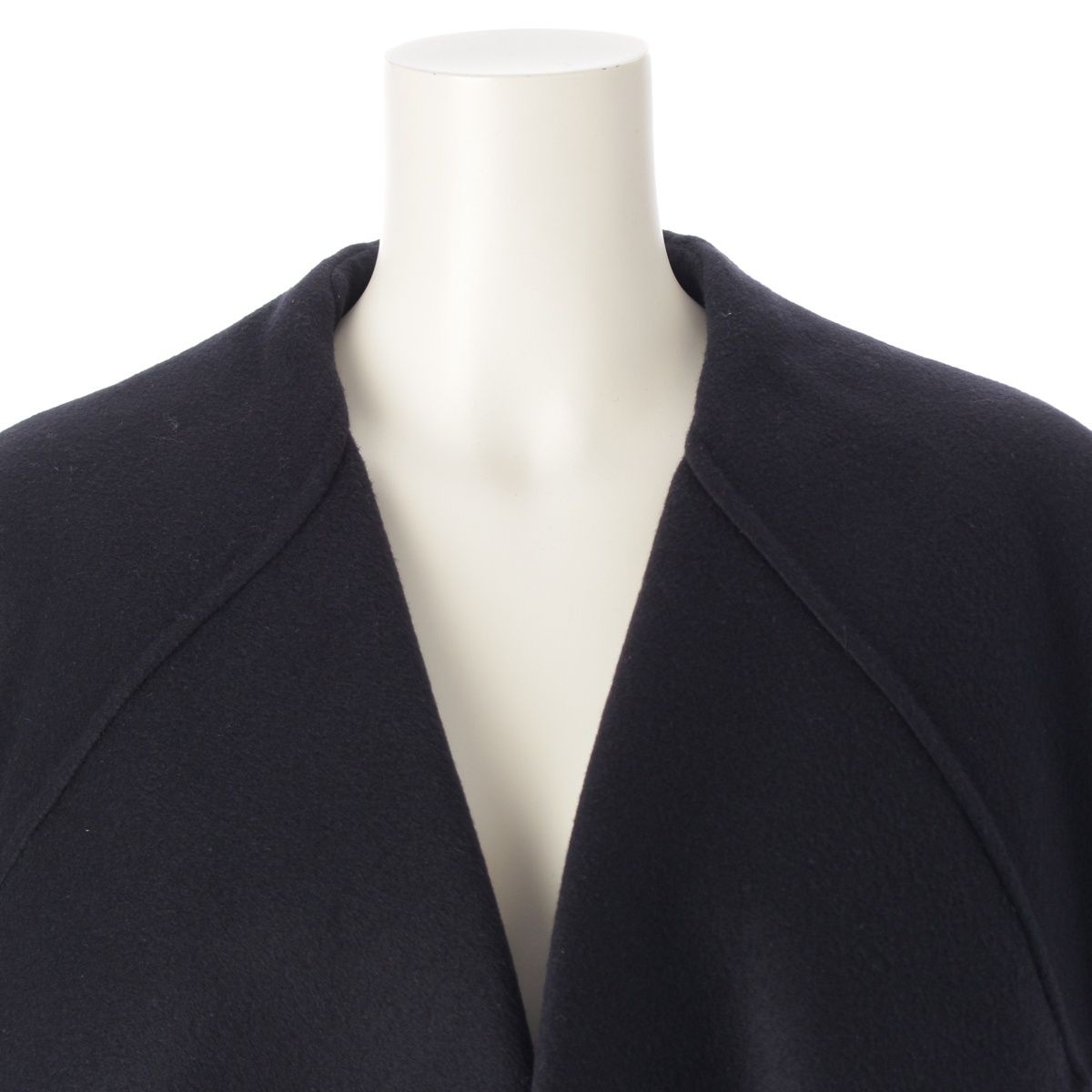 ドゥロワー ウール ケヌキ ビッグカラー ショート コート ジャケット